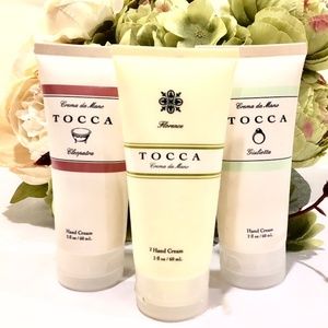 Tocca hand Cream Travel size New $38 each Set of 3